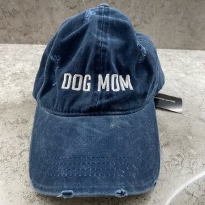 Distressed Denim “Dog mom” Hat